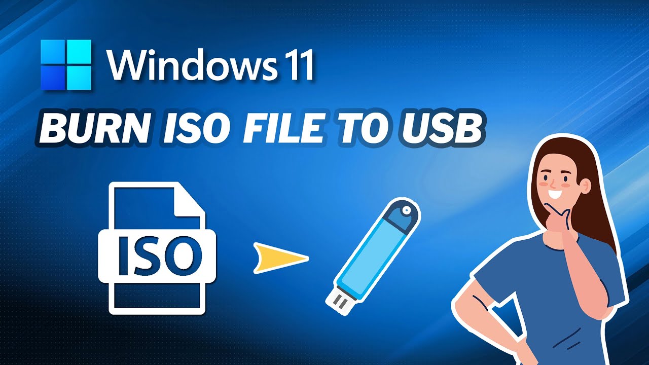 حرق وندوز على فلاش USB